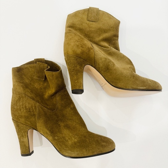 Club Monaco genuine suede ankle booties NEW - Picture 7 of 8